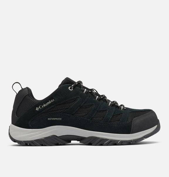 Columbia Crestwood Hiking Shoes Men Black Grey USA (US2490224)